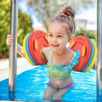 Manguitos de Natación para niños, 6PCS Manguitos Bebe ,Manguitos Dolphin,Hechos de Espuma, Pool Discos Flotantes - details 4