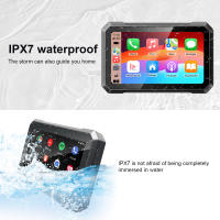 Apple Carplay inalámbrico para motocicleta, navegación GPS portátil Navi, Android, navegador automático, pantalla impermeable IPX7, 7 pulgadas - details 10