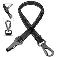 Cinturón De Seguridad Ajustable Para Mascotas 3-en-1 Correa De Seguridad Para Vehículo Nylon Reflectante Accesorios Para Perros Y Gatos - details 0