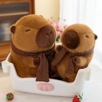 Muñeco De Peluche Kawaii De 35CM Con Bufanda Pez Pufferfish Juguete Animal Para Niños Regalo De Cumpleaños Capybara Muñeco De Peluche Para Niños - details 3
