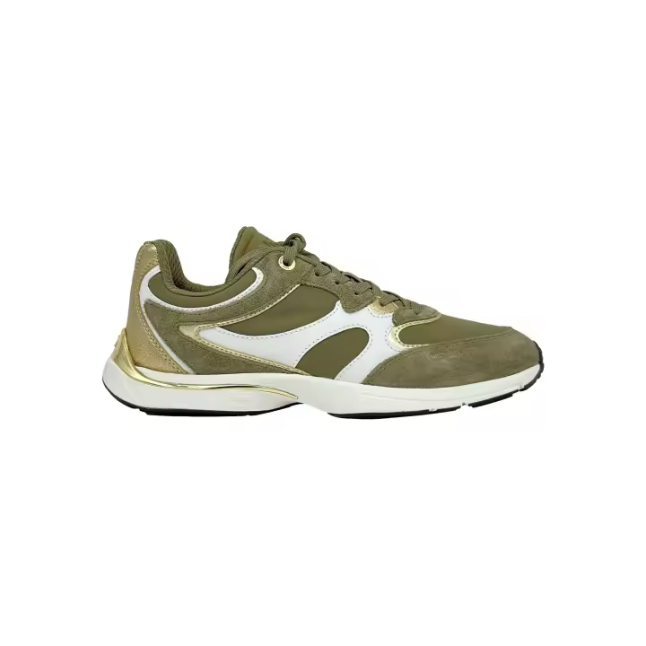Zapatillas Deportivas MICHAEL KORS Riley Trainer con Apliques Dorados Color Verde - 1