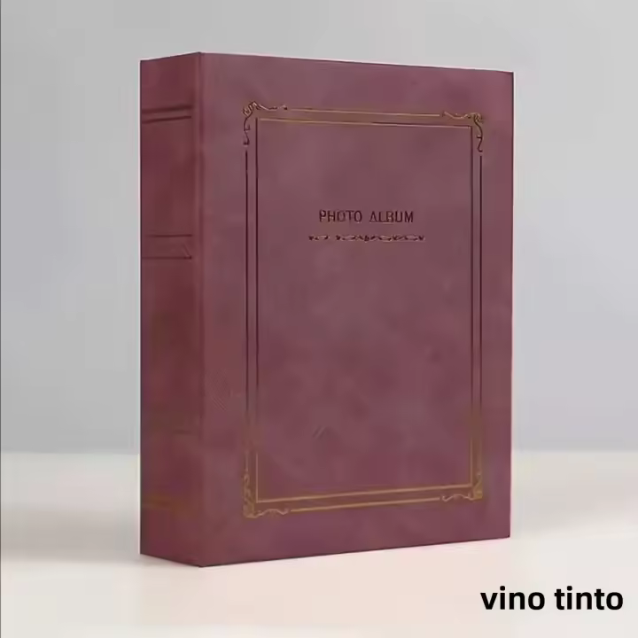 Álbum De Fotos Estilo Vintage Con Páginas Transparentes 4x6 Pulgadas Capacidad Para 200 Fotos Regalo Elegante Para Bodas Cumpleaños Y Navidad - 1