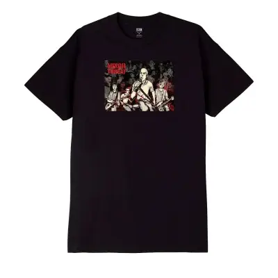 Camiseta Obey Just a Minor Threat Tee Negra Black 165264039M - 1
