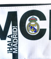 Novedad! Real Madrid C.F. Portatodo Triple Hala Madrid! Producto Oficial Blanco y azul, colegio, niños,  material escolar, Original - details 6