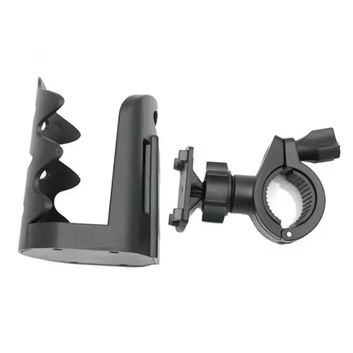 Soporte Ajustable Universal Para Taza 360 Grados Rotación Soporte De Bebida Para Motocicleta Bicicleta Silla De Ruedas Y Carros De Mano - 1