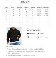 Sudadera De Cuello Redondo Para Hombre Con Estampado De París Ajuste Suelto Casual Para Otoño E Invierno Sudadera Cálida Con Capucha - details 0