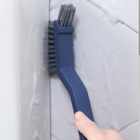 Cepillo De Limpieza Multifuncional 2 En 1 Para Esquinas Y Ganchos 2pcs Herramienta De Limpieza Para Paredes Y Azulejos Del Baño Y Piso Material Plástico Ecológico - details 8