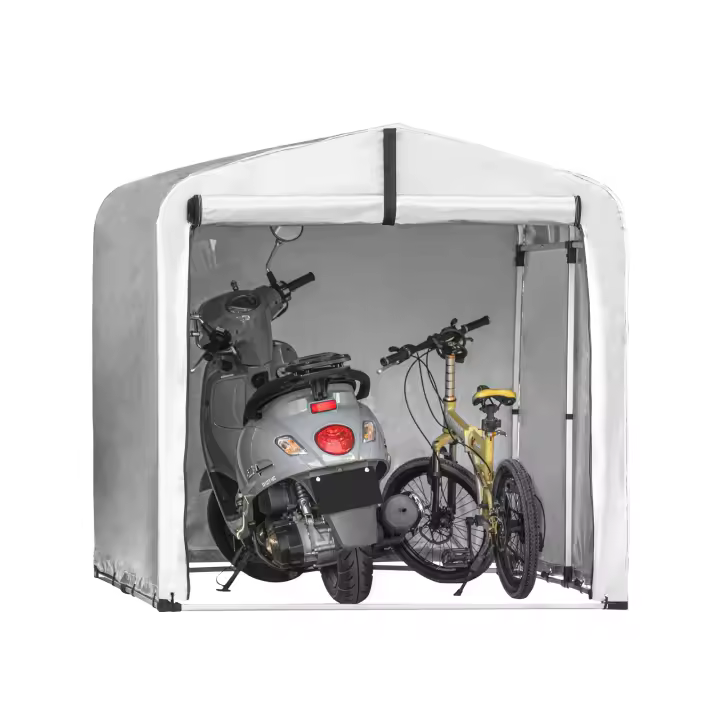 SoBuy Refugio Garaje para Bicicletas Carpas al Aire Libre en Color Plateado 159 x 219 x 165cm KLS11-L ES - 1