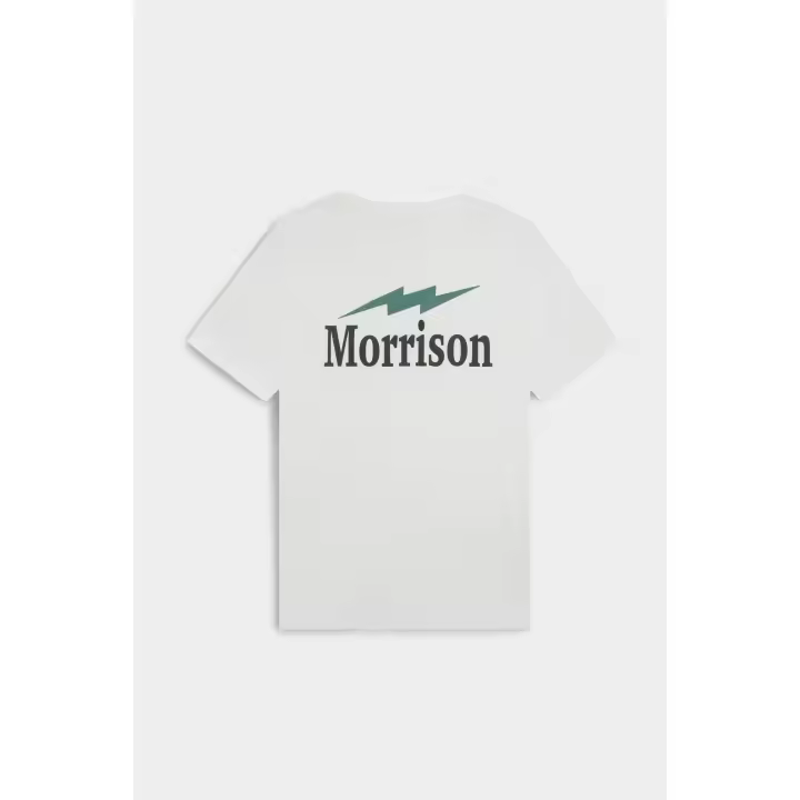 Bolt White Tee     Camiseta Morrison Hombre y Mujer - 1