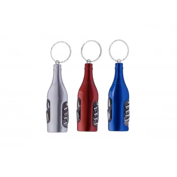 Lote 24 Llaveros Botella Multiusos Caja - Detalles Prácticos Bodas Hombres Unisex Boda regalos recuerdos - 1