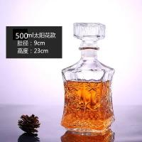 Decantador De Vino Y Licor De Vidrio Libre De Plomo Diseño Único Multi Estilos Para Whiskey Bourbon Y Scotch Tamaño 250-1000ml - details 6