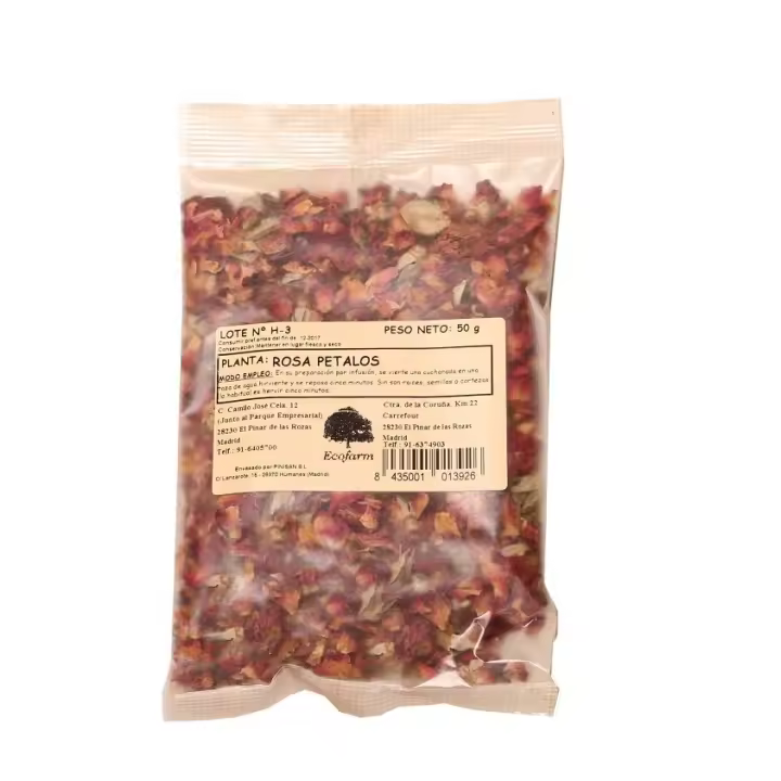 Ecofarm Rosa Petalos 50gr - Hierbas Medicinales Naturales - 1