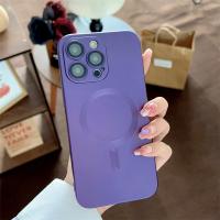 Funda De Teléfono De Lujo Magsafe Con Carga Inalámbrica Para iPhone 15 14 13 12 11 pro Max 15 plus Magnética Mate Protección De Lente Bumper - details 11