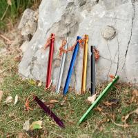 Juego De 10 Piezas De Aluminio Ultraligero Palos De Tenda 18cm Para Camping Al Aire Libre Con Cordón De Viento Y Bolsa De Almacenamiento Para Palos De Tenda - details 3