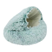 Nueva Cama De Gato Y Perro Caliente Redonda De Peluche Larga Casa De Gato Para Gatitos Almohadilla De Manta Para Mascotas Pequeñas Chihuahua - details 3
