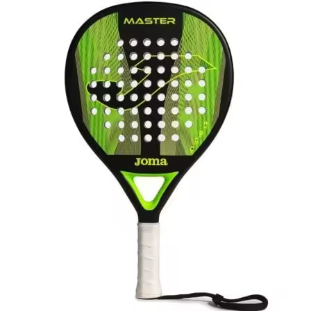 Pala de Pádel Joma Master/ Negra y Verde Flúor - 1