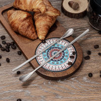 Cuchara De Café De Titanio Boundless Voyage Con Mango Largo Mini Espátulas Para Té Y Espresso Higiénico Y Duradero - details 5