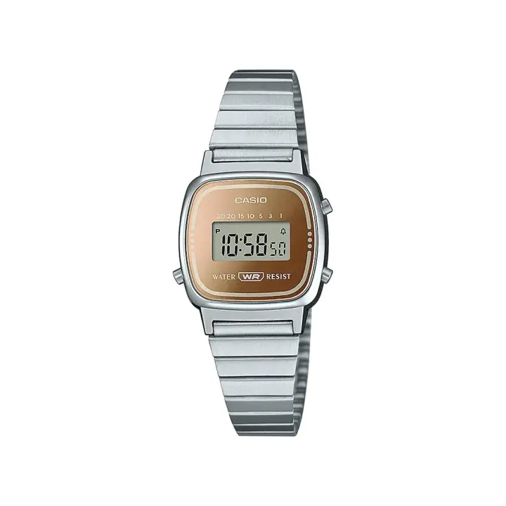 Reloj Casio Vintage Mini de Acero Inoxidable con Múltiples Funcionalidades - 1