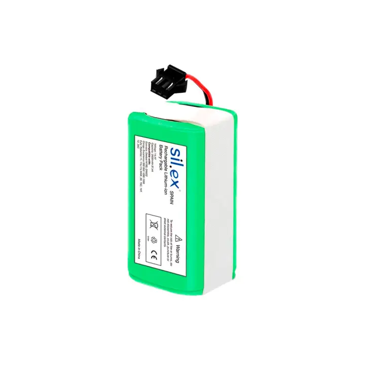 Anakel Home Silex Spain Repuesto Batería Conga Compatible con Conga 990 Excellence, Conga 1090, Conga 950 y Conga 1590  14.4V, 2600 mAH, 37.44wh, Color Verde - 1