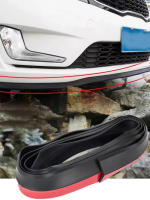 Protector De Parachoques Delantero Universal Para Coche Difusor De Lujo En Goma Suave Borde De Parachoques Protector De Cuerpo Mouldings Exteriores De Coche - details 0