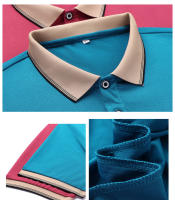 Camisa Polo Para Hombre Con Bordado De Manga Corta Estilo Inglés Anti-Pelusa Suave Para Primavera Y Verano Talla Regular - details 3
