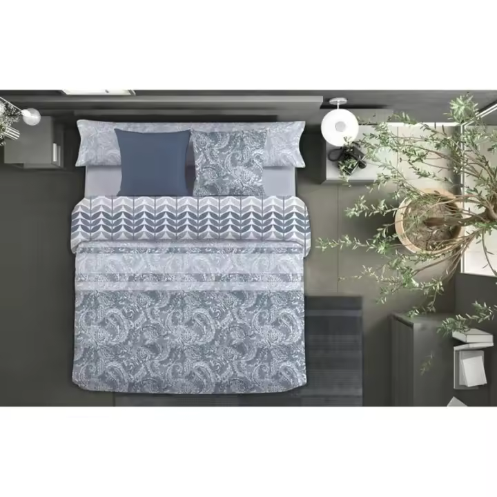 Pierre Cardin - Funda Nórdica Pierre Cardin ANGELICA Azul 144 Hilos 180 x 230 cm - 1