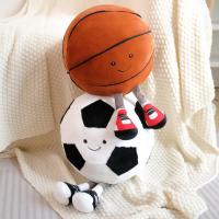 Almohada de peluche de baloncesto de 32 cm, pelotas deportivas rellenas, muñeco de peluche de baloncesto creativo - details 4