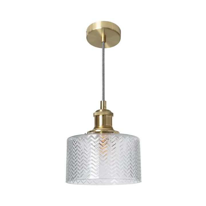 Ledkia Lámpara Colgante Cristal Matisse - Diseño Clásico y Acabados de Calidad Premium - 1