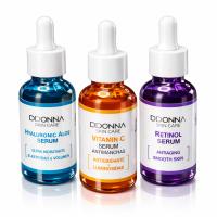 Pack 3 Sérums Faciales DDONNA | Vitamina C, Ácido Hialurónico y Retinol | Tratamiento Antiedad, Hidratante y Antimanchas. Set SkinCare 3en1 - details 0