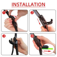 Limpia Parabrisas De Coche Pincel Universal De Goma Suave Sin Marco 14-26 Pulgadas Adecuado Para Todas Las Marcas De Automóviles - details 5