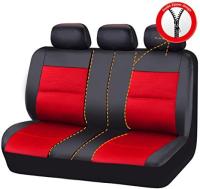 Funda de asiento de cuero sintético para Coche de 5 plazas, universal, con las costurastipo sándwich y Arco. - details 2