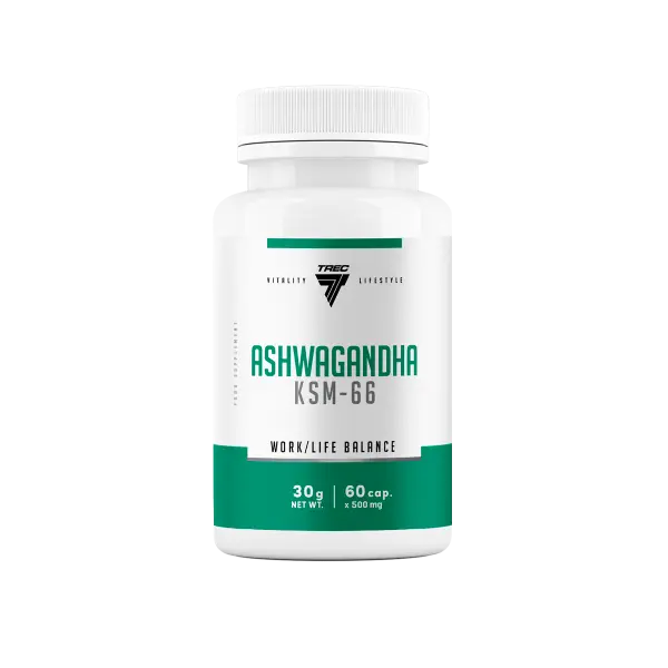 Trec Nutrition - ASHWAGANDHA - KSM-66 - 60 CAP - Adaptógeno - 1