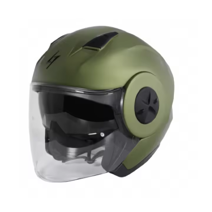 Casco Jet Stormer Trend Matt Khaki Sun Visor Storm - 1