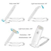 Luz De Lectura LED Recargable Por USB Protección Ocular Luz Nocturna Portátil Con Clip Para Mesa Y Marca De Lectura Lámpara De Noche - details 7
