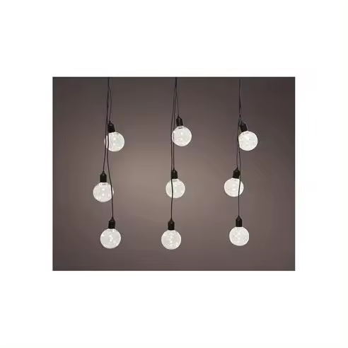 Guirnalda Bombillas para Exterior Forma de Globo IP44 3m 12 LEDs - 1