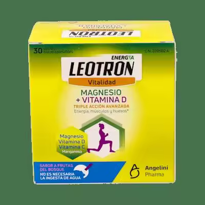 Leotron Magnesio + Vitamina D 30 Sticks - 1