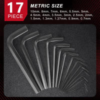 Juego De Llaves Allen 35 Piezas Métricas Y Estándar SAE De Acero Cromo Vanadio Llaves Hexagonales Antideslizantes Tamaños De 0.7mm a 10mm Y 0.028" a 3/8 - details 5