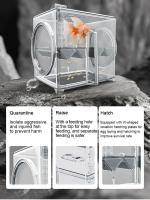 Incubador De Aislamiento Para Acuario De Peces Tanque De Incubación Multifuncional Con Tubo De Aire De 2M Material Plástico - details 3
