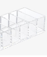 Organizador De Maquillaje Transparente De Acrílico Para Almacenamiento De Joyería Caja De Despensa Para El Hogar Y Escritorio - details 6