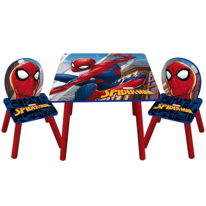 Mesa de Centro Set with 2 Marvel Spiderman Sillas - 1
