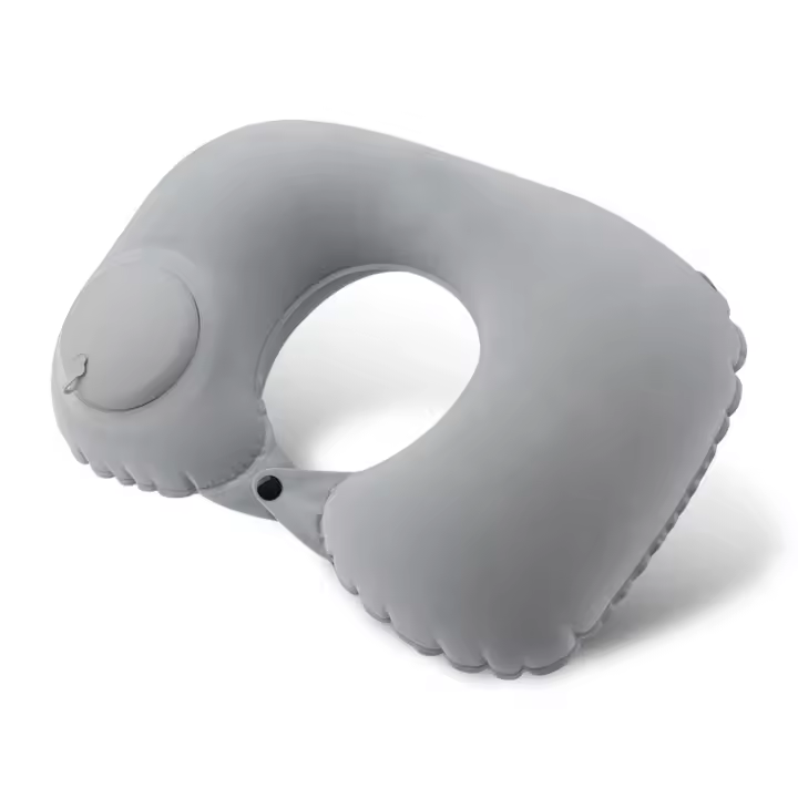 Almohada De Cuello Para Viajar Inflable Super Ligera Portátil U-Shape Automática Almohada Cervical Para Vertebras - 1