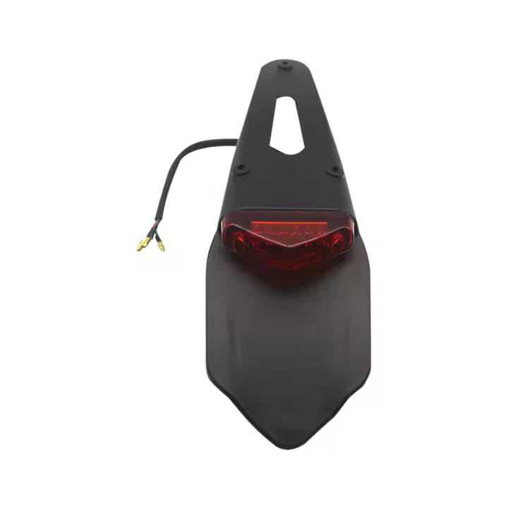 Luz Trasera LED Y Parachoques Trasero Universal Polisport Para Motocicleta Estilo Enduro Dirt Bike Fender Taillight MX Trail - 1