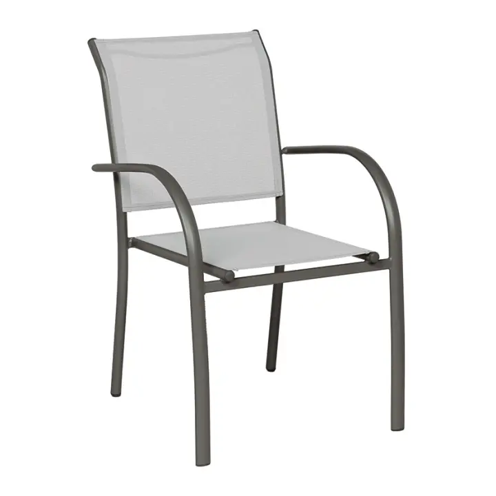 Silla aluminio/acero textilene Piazza - 1