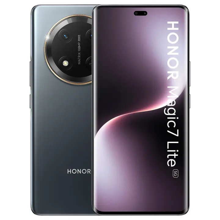 SMARTPHONE - Honor Magic7 Lite, 512GB, 8 GB RAM, 6.78" AMOLED, Qualcomm® Snapdragon® 6 Gen 1 (4nm), 6600 mAh, COLOR: Titanium Black y Titanium Purple - 1
