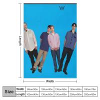 Manta Suave De Plush Weezer Para Café Música Color Gloría Nueva Adultos Rectangle Antipelusa Portátil Para Picnic Viaje Hogar Avión Estilo Americano - details 1