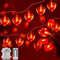 Luces De Decoración De San Valentín En Forma De Corazón 20/10LED Para Interior Y Exterior Adecuadas Para Bodas Y Fiestas Navideñas - details 7