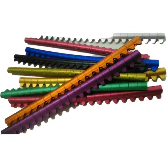 ANILLAS DE ALUMINIO ABIERTAS DE COLORES 3.0 MM 2 TIRAS DE 20 ANILLAS PARA CANARIOS Y SIMILARES - 1