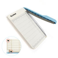 10444-21 Cortador de papel manual portátil - Cizalla de palanca grande– Guillotina Manual de plástico resistente con palanca, compacta y ligera – Ideal para Oficina, Escuela, Papelería o Uso Doméstico - details 3