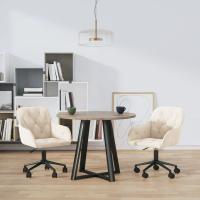 vidaXL Sillas de comedor giratorias 2 uds terciopelo en color Azul/Gris oscuro/Marrón y más | cómodas modernas ergonómicas para comedor cocina salón hogar - details 5