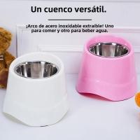 Tazón De Alimentos De Acero Inoxidable Para Perros De Altura Alta 1PC Apto Para Mascotas Altas Pequeñas Y Medianas - details 3